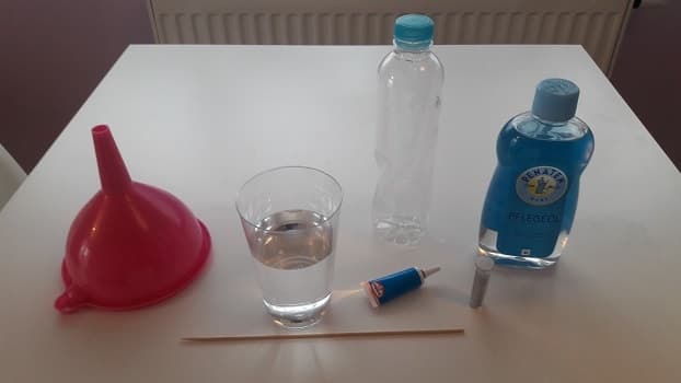 Homemade Sensory Bottle for Child Sensory development - Materials Needed