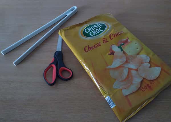 Materials needed for Shrinking bag experiment