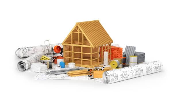 Materials used in building a house