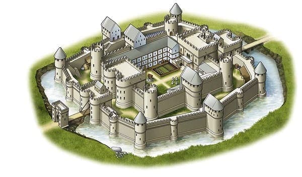 Stone keeps - popular castles from 11th century