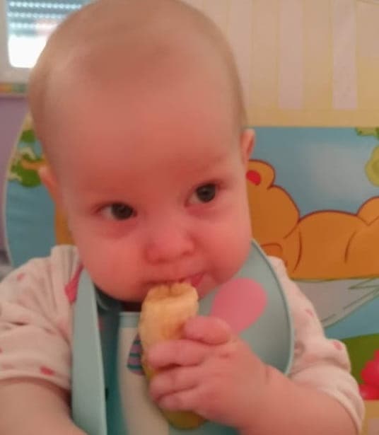 What to expect from the baby in the Eighth month - Grasping Food