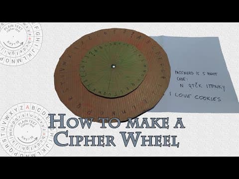 Thumbnail for: How to make and Use Cipher Wheel (Caesar Cypher)