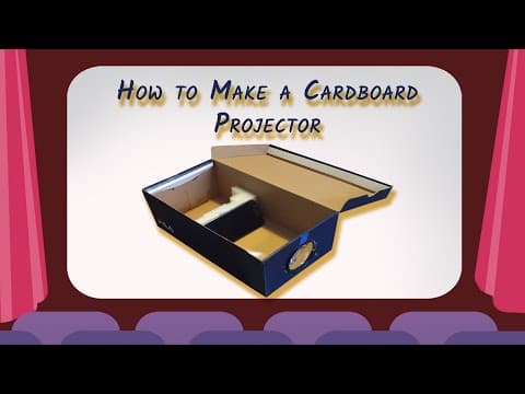 Thumbnail for: How to Make a Cardboard Projector using Smartphone and Magnifying Glass