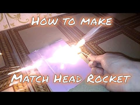 Thumbnail for: How to make Match Rocket - STEM Engineering Activity