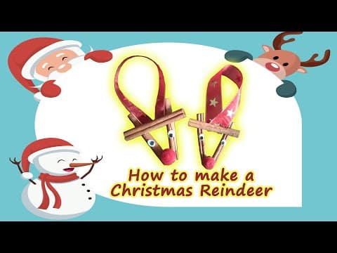 Thumbnail for: How to make Christmas Reindeer Decoration