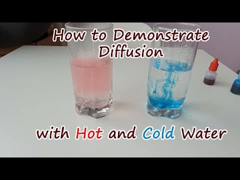 Thumbnail for: How to Demonstrate Diffusion with Hot and Cold Water (Brownian Motion)