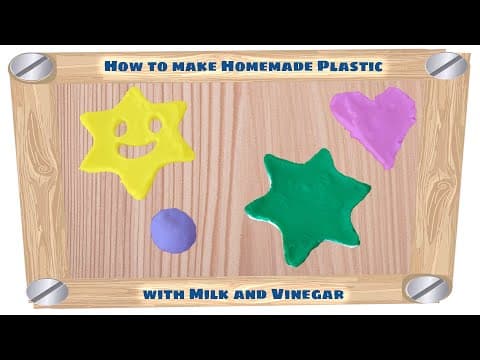 Thumbnail for: How to make Homemade Plastic with Milk and Vinegar