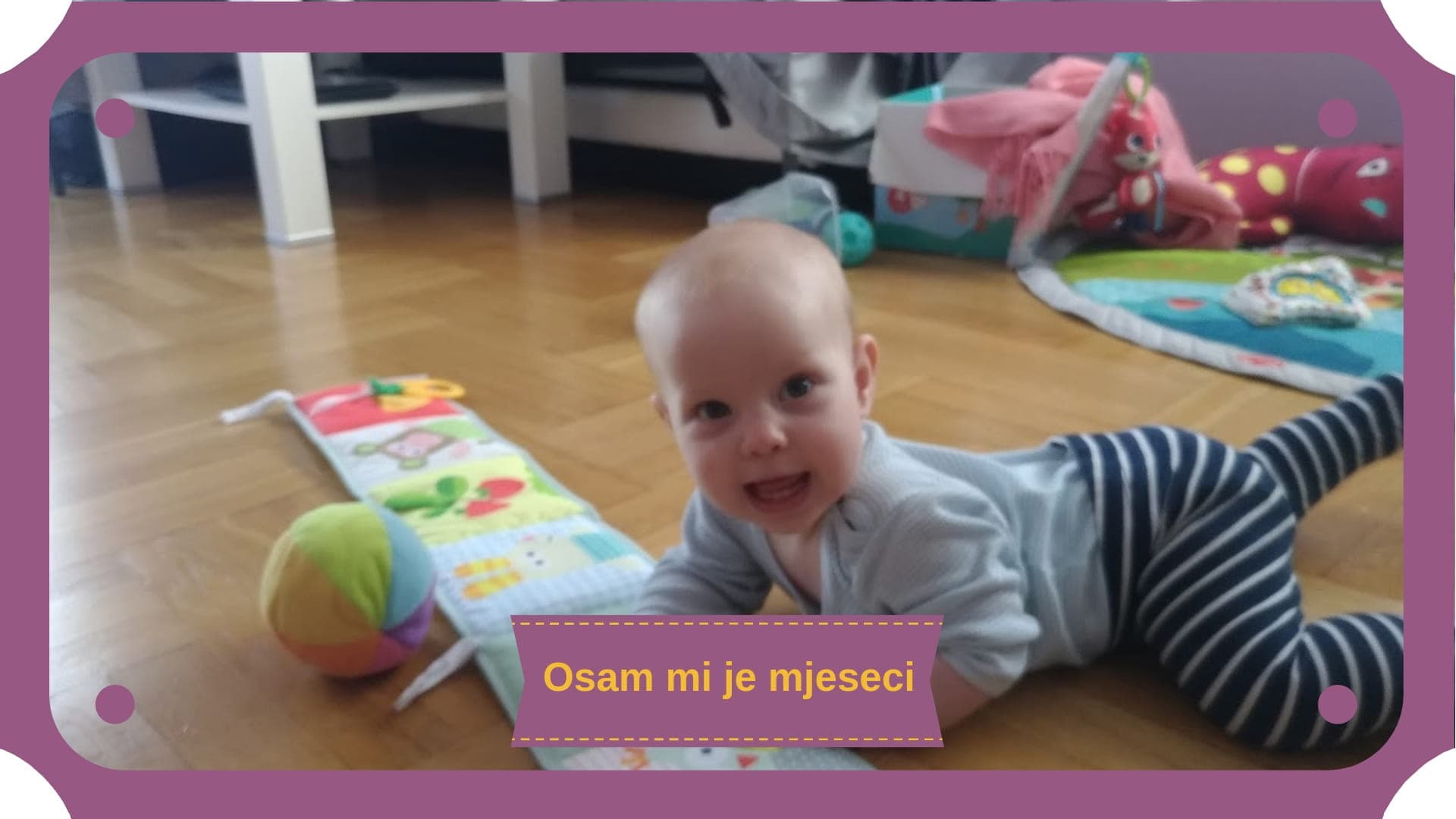 Što očekivati od djeteta u osmom mjesecu života