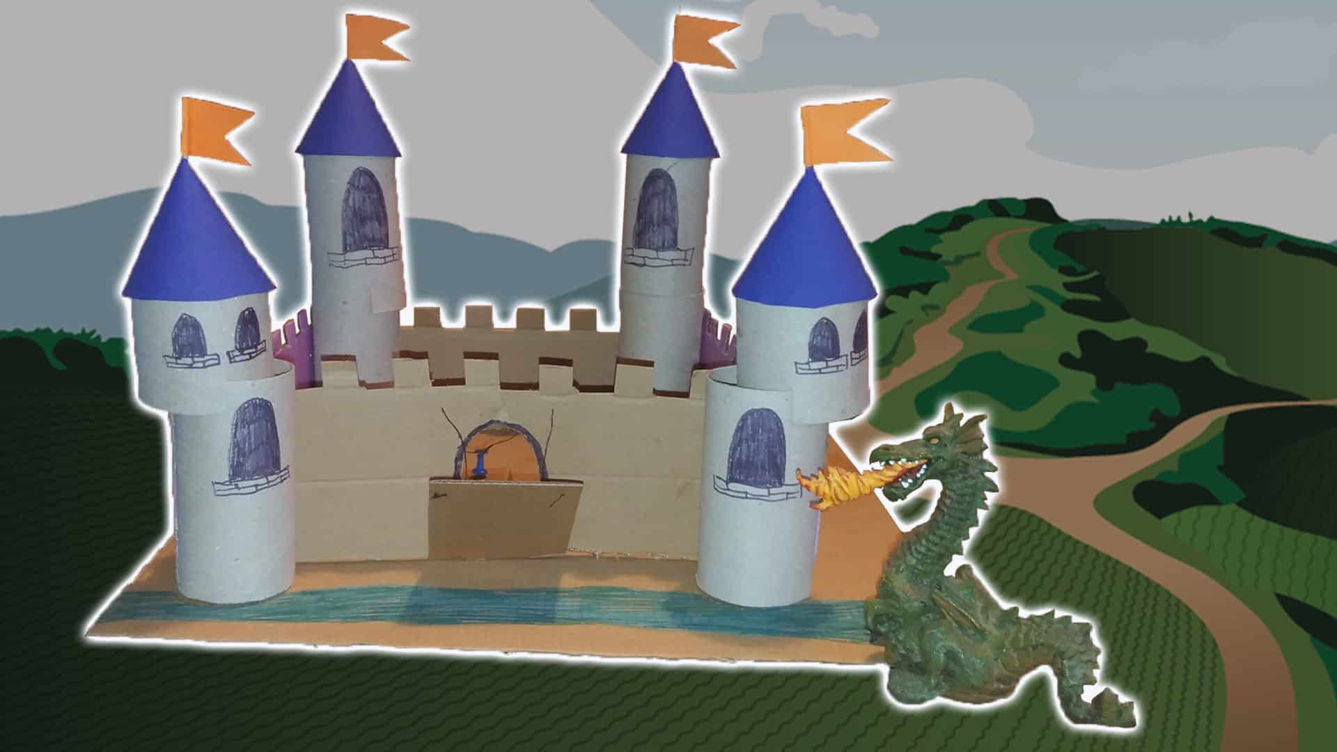 How to make a Castle from Toilet Paper Rolls