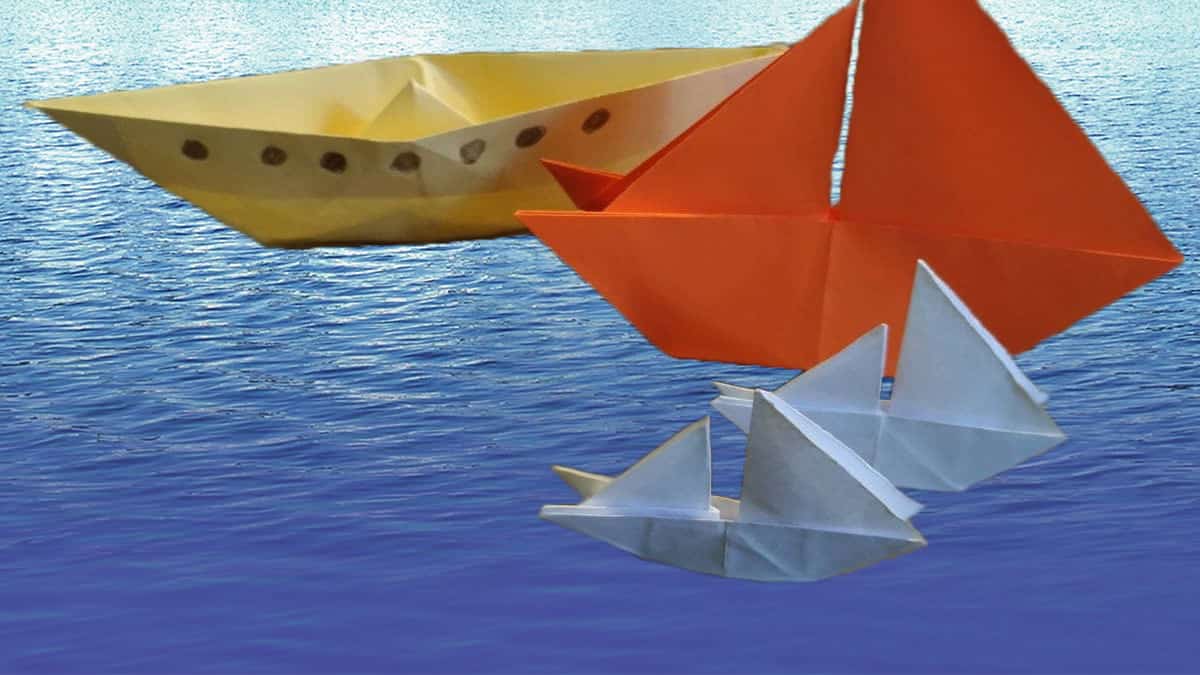 Kako napraviti origami brod