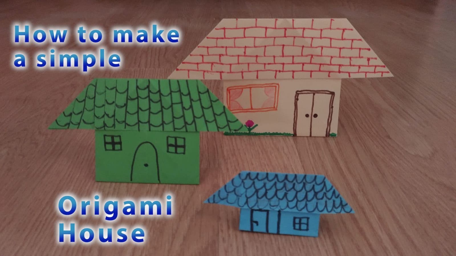 Kako napraviti origami kućicu
