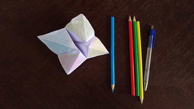 Origami Fortune Teller - develop math reasoning skills with origami