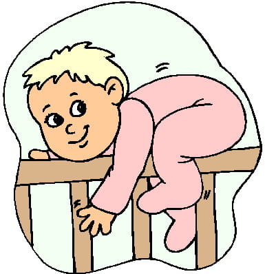 Eleventh month - Baby standing and climbing
