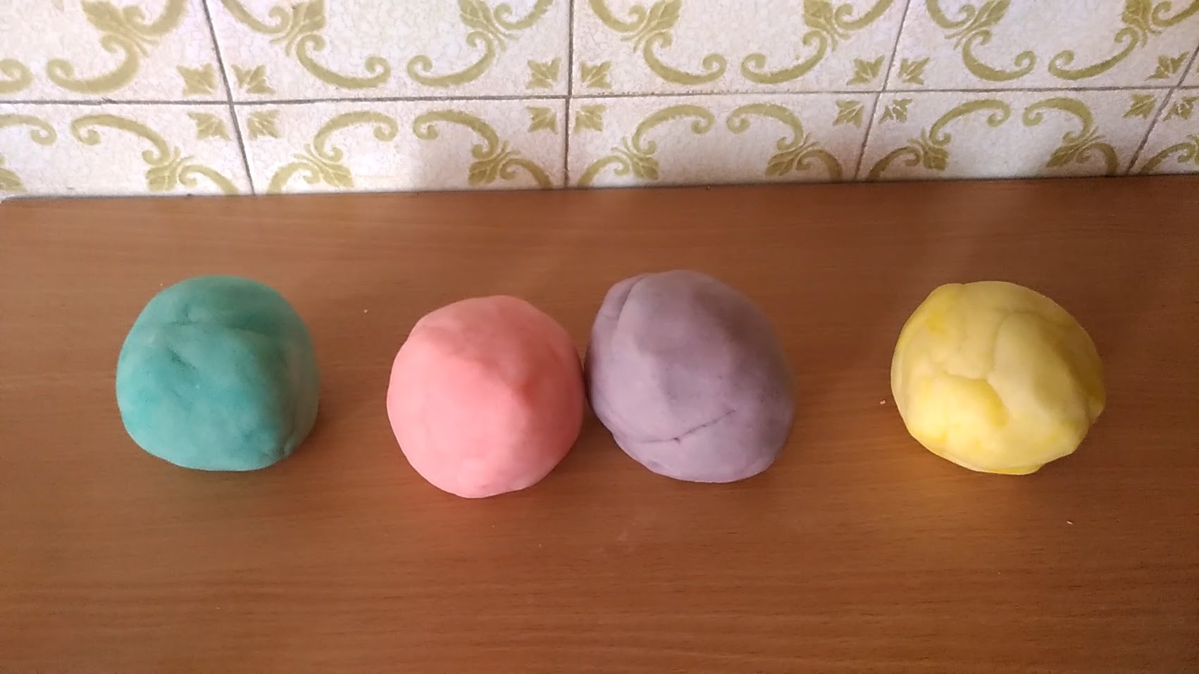 A homemade playdough science activity