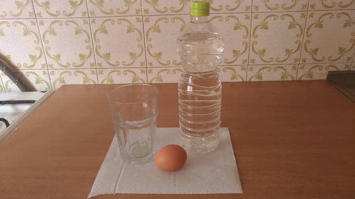How to make a naked Egg - Materials needed