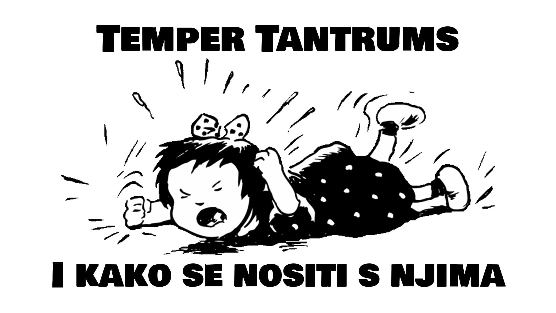 Dijete tijekom ispada bijesa