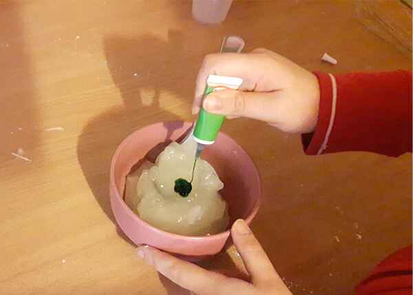 Preparing Colors for Sensory Play