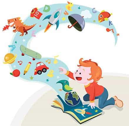 Three year old with rich imagination