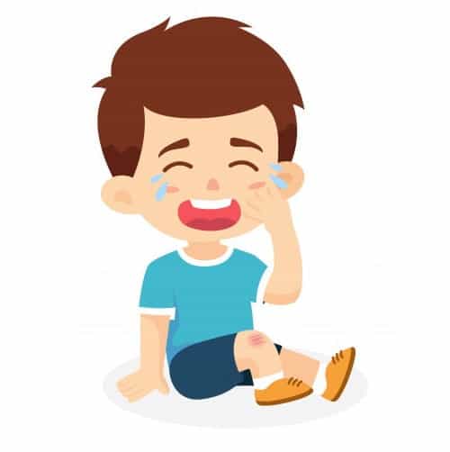 Toddler fear of getting hurt