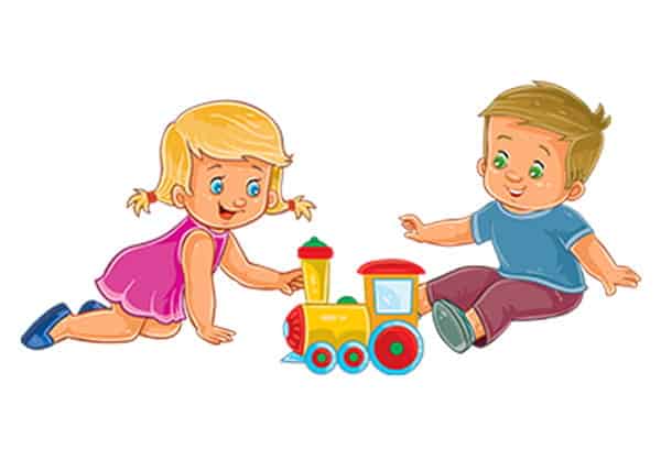 What to expect from Toddler in First Three Months after Second Year - Toddlers playing together