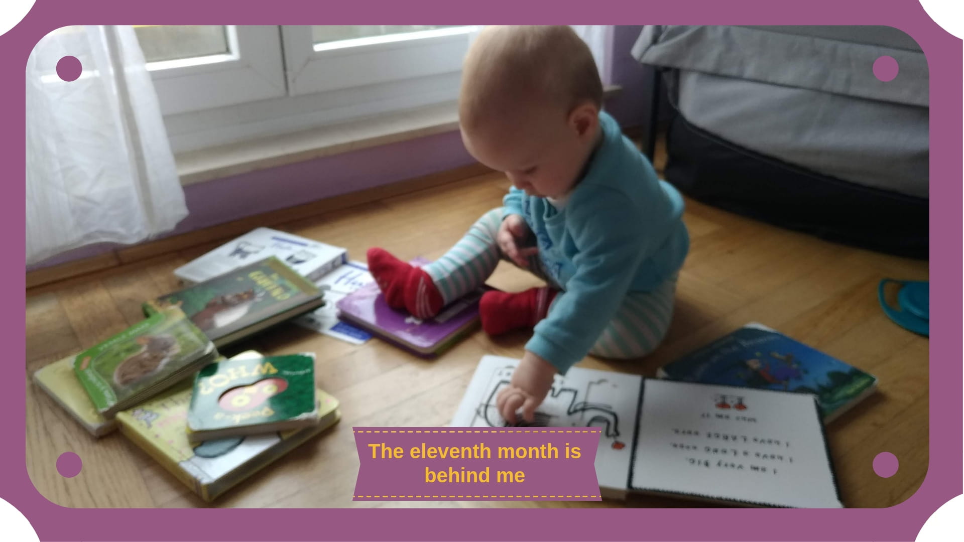 A baby in the eleventh month