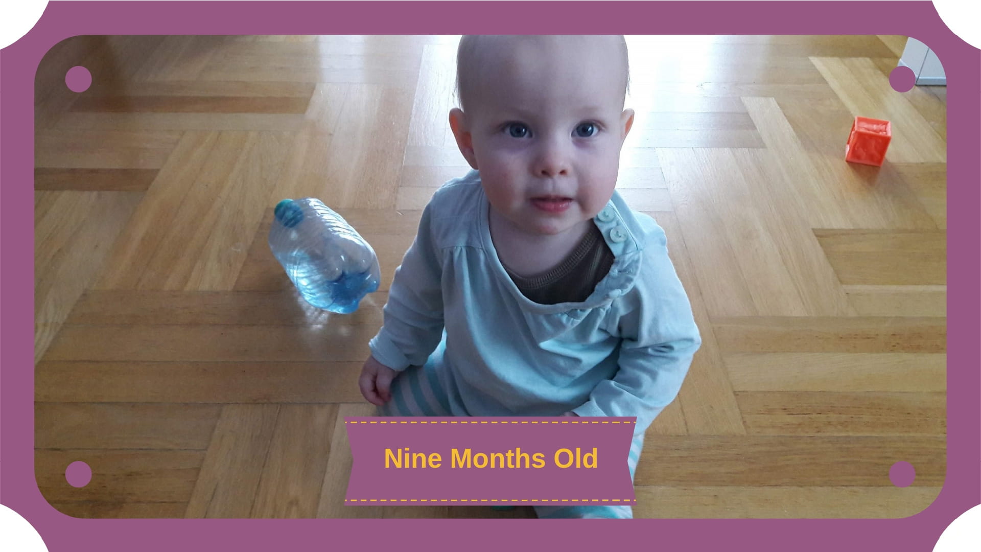A baby in the ninth month