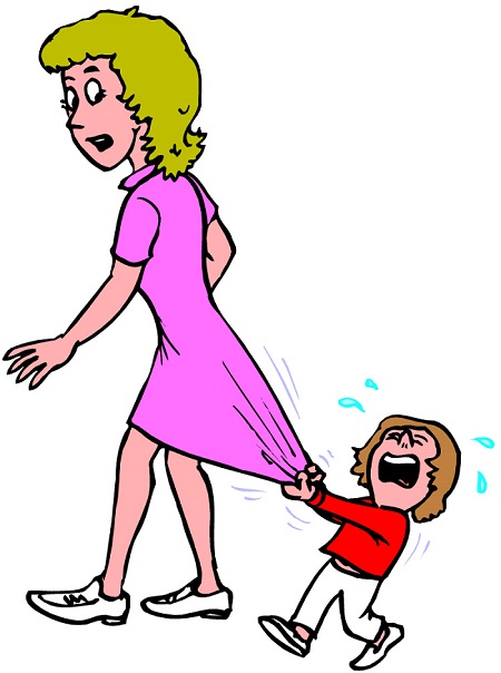 What to expect from the baby in the Ninth month - Separation Anxiety
