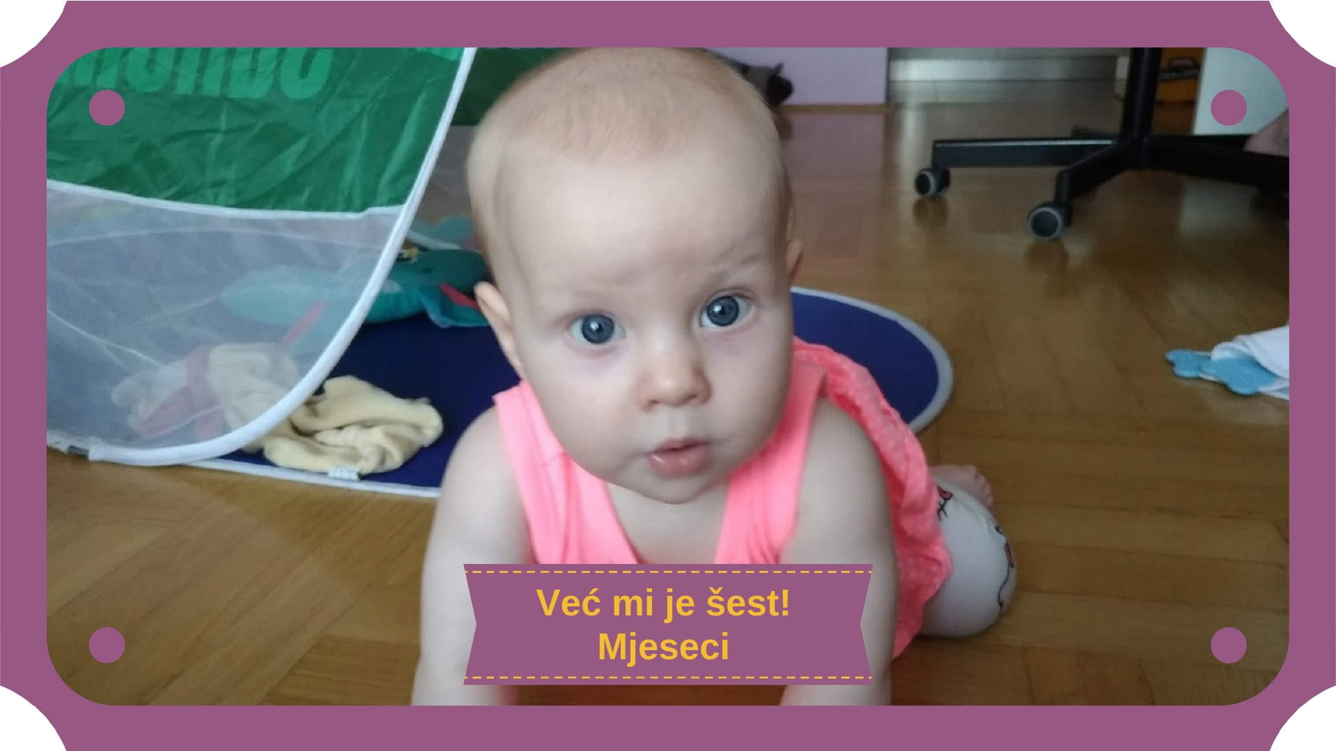 Beba u šestom mjesecu života
