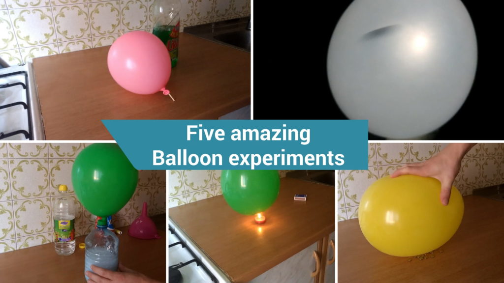 physics experiments balloons