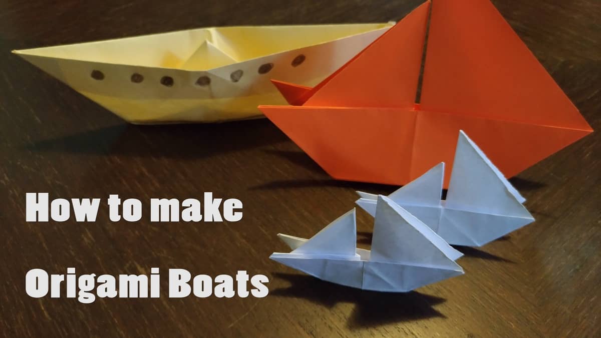 simple origami boat for kids