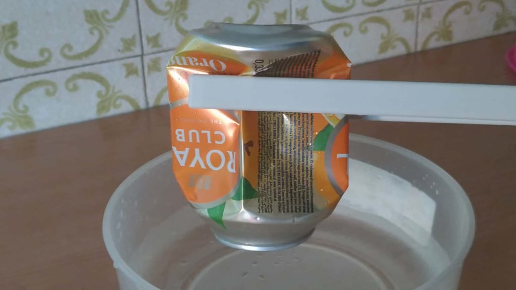 soda can air pressure experiment