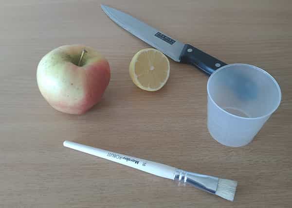 Materials Needed for Apple Oxidation Experiment